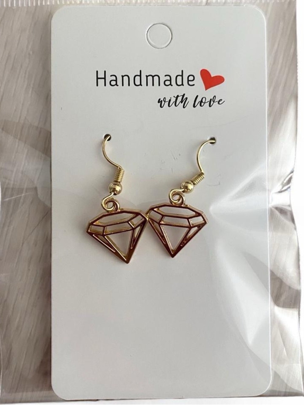 Gold Diamond Earrings